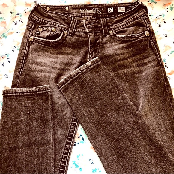 Miss Me Denim - Miss Me Black Skinny Jeans